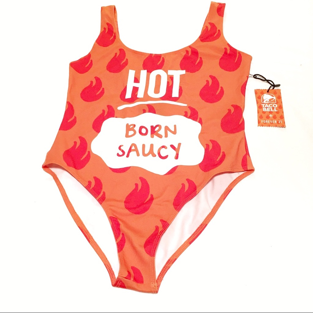 Taco Bell and Forever 21's Spicy 🌶 one piece